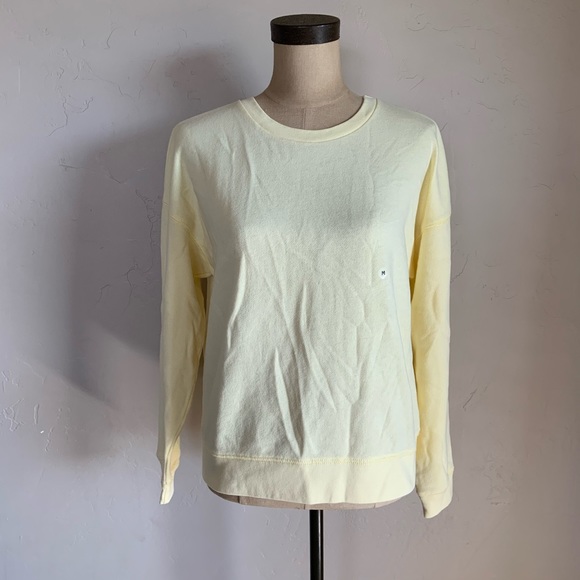 American Eagle Outfitters Tops - NWT American Eagle pale yellow sweatshirt